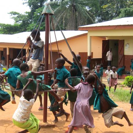 Elementary school in Volta region, Ghana.