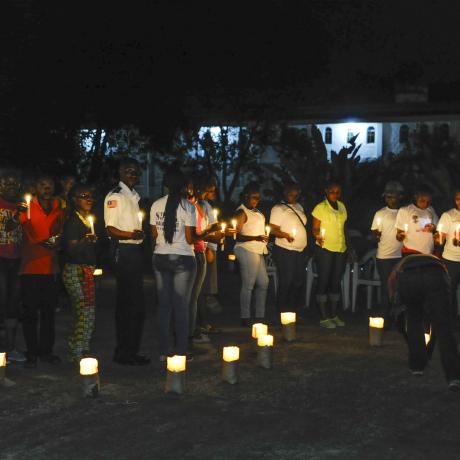 Young activists in Liberia