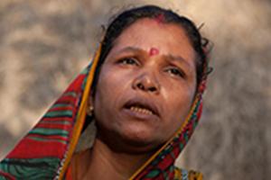 Sabita, a first responder during Cyclone Bulbul